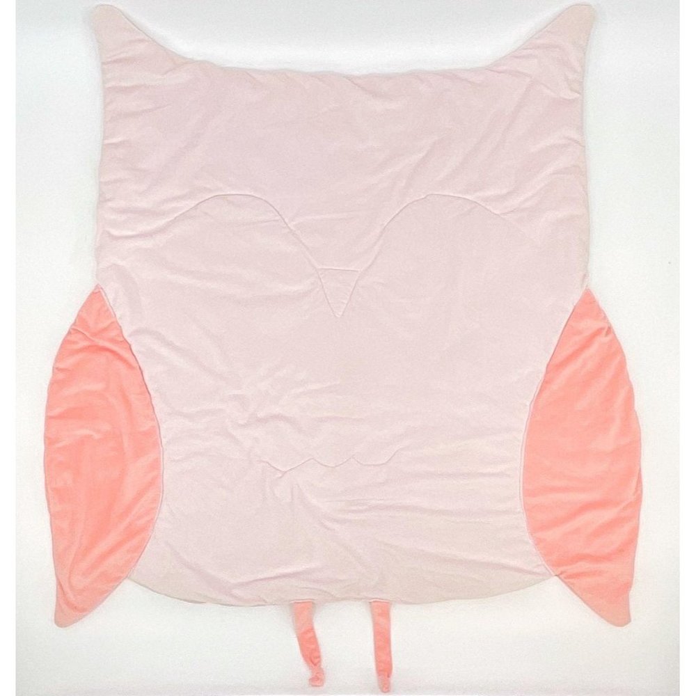 SOLD Cloud Island Baby Pink Plush Owl Play Mat - Picture 2 of 5